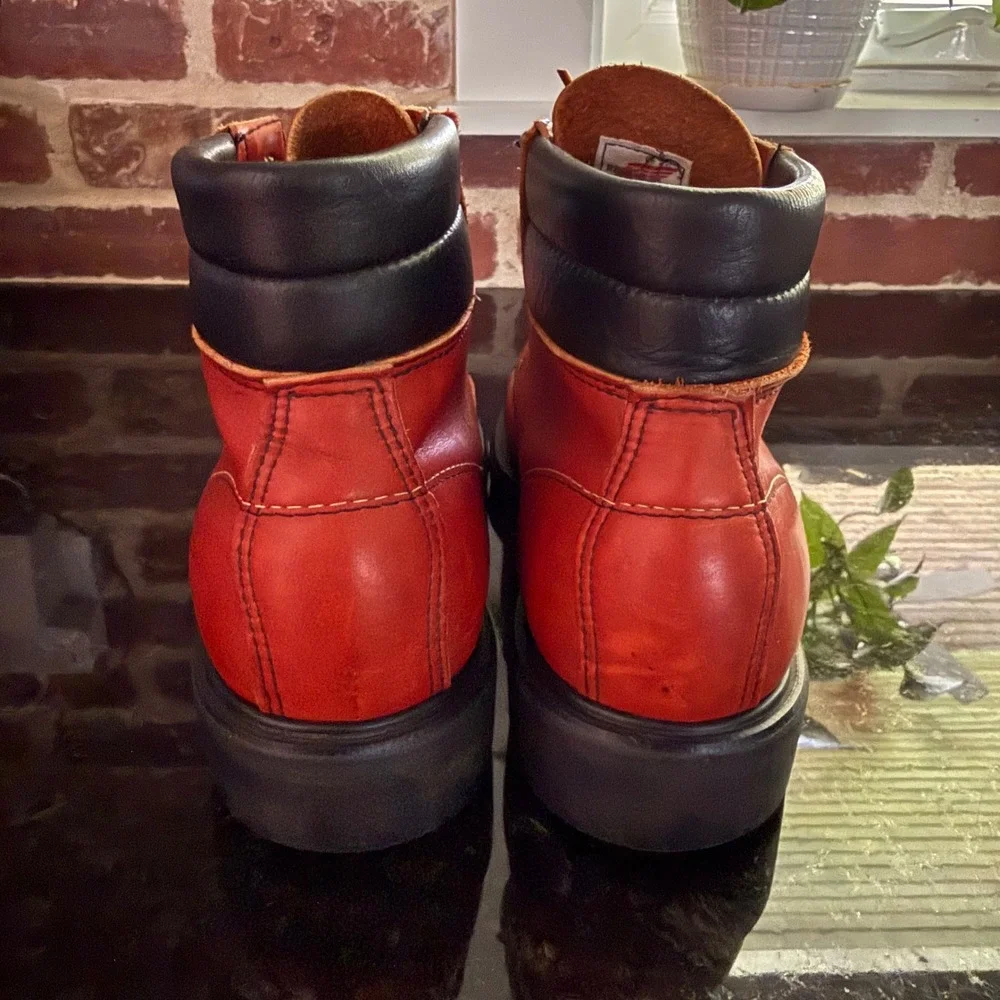 Red Wing 22051 Safety Toe Work Boots Men's 8D Made USA ANSI Z41 PT91